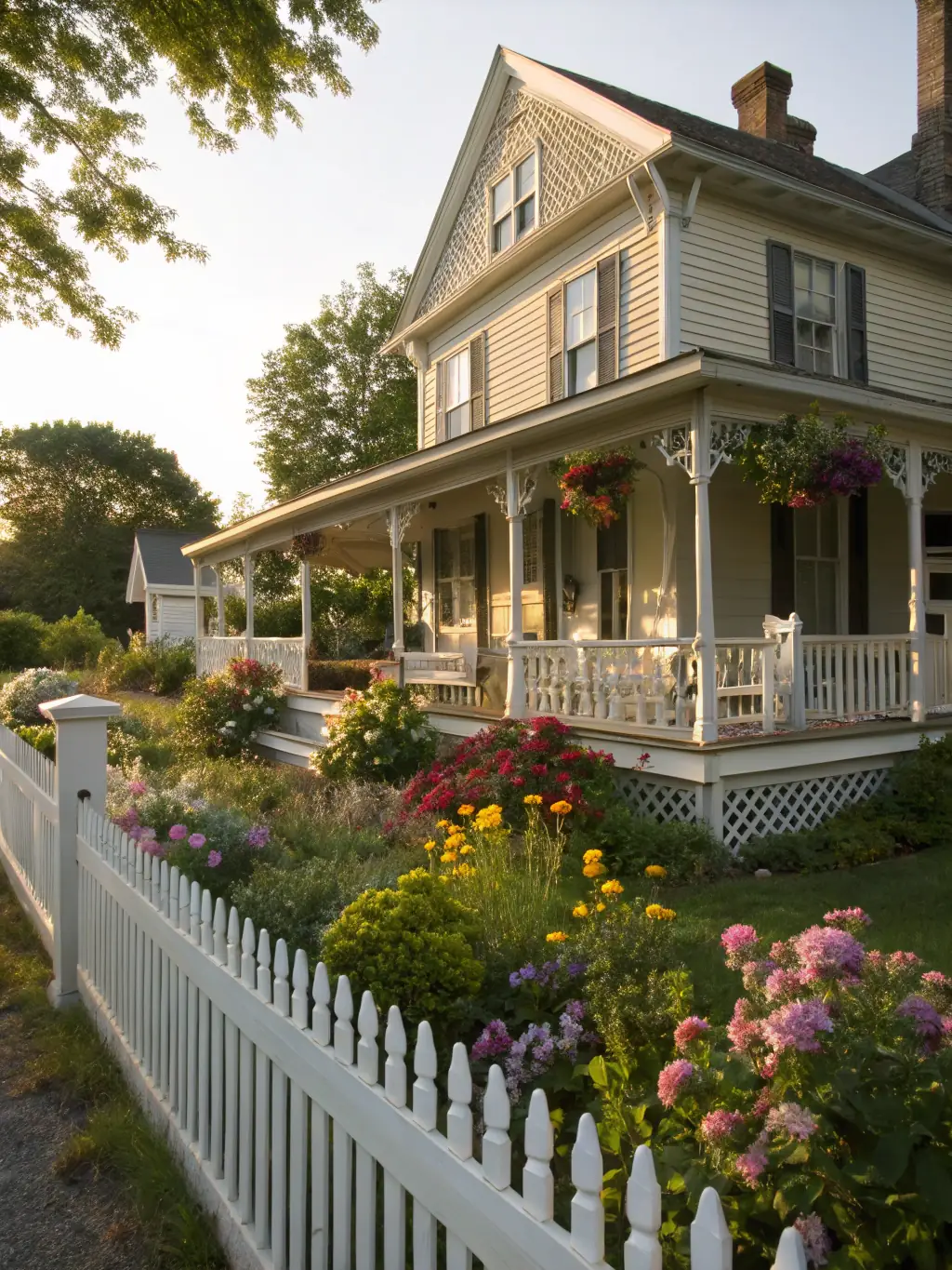 A cozy family home with a well-maintained garden, illustrating the security provided by AdSigorta's home insurance policies.